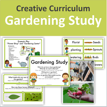 Preview of Gardening Study - Creative Curriculum
