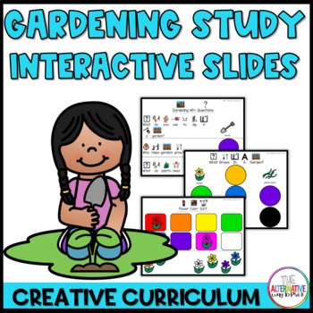 Preview of Gardening Study Digital Interactive Slides Curriculum Creative