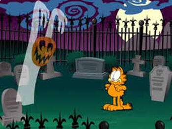 Preview of Garfield's Scary Tales Volume 1 Reader's Theatre Scripts -Rubric & Questions
