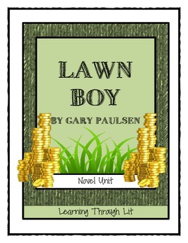 Preview of Gary Paulsen LAWN BOY - Novel Study (Answer Key Included)