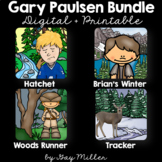 Gary Paulsen Novel Study Bundle - Digital + Printable Book Units