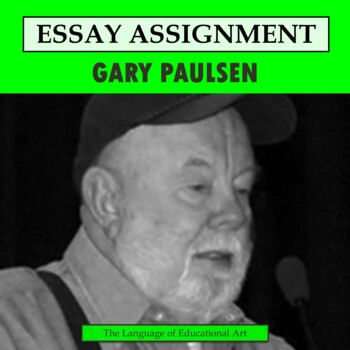 Preview of Gary Paulsen Research Organizer & Paper Assignment — Middle School ELA — CCSS