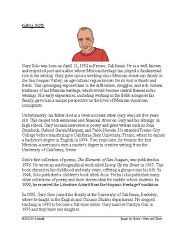 Preview of Gary Soto Biography of Hispanic Writer (English Version)