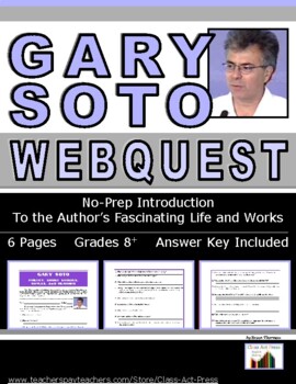 Preview of GARY SOT0 Webquest | Worksheets | Printables