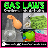 Gas Law Stations Lab (Print & Digital)