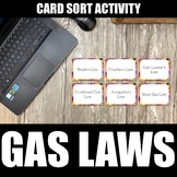Gas Laws Card Sort Activity