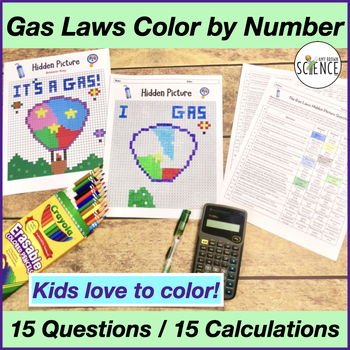 Gas Laws Color By Number By Amy Brown Science Teachers Pay Teachers