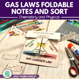 Gas Laws Foldable Notes and Sort Activity