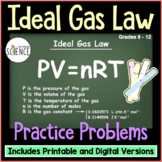 Gas Laws - Ideal Gas Law Worksheet