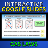 Gas Laws -- Interactive Google Slides (Boyle's, Charles's,