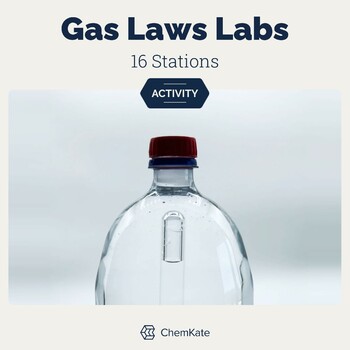 Preview of Gas Laws Intro Lab 16 stations or chemistry demos