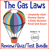 Gas Laws - Jeopardy Review, Quizzes, Test Bundle