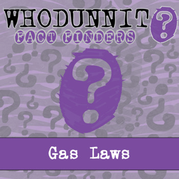 Preview of Gas Laws Whodunnit Activity - Printable & Digital Game Options