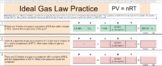 Gas Laws practice *SELF GRADING* bundle of 4 google sheets