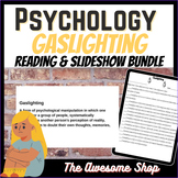 Gaslighting Resources for High School Psychology or Health Class