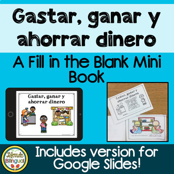 Preview of Gastar, ganar y ahorrar dinero: A Mini Book in Spanish