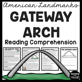 Preview of St. Louis Gateway Arch Reading Comprehension Worksheet American Landmarks