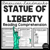 Statue of Liberty in New York City Reading Comprehension W