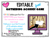 Gathering Acorns Fall Theme Editable Google Slides Game | 