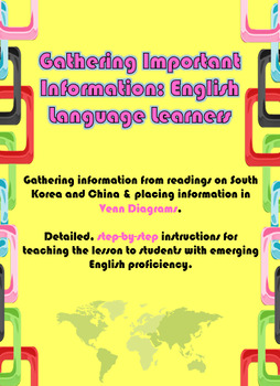 Preview of Gathering & Organizing Information: English Language Learners