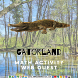 Gatorland math Activity