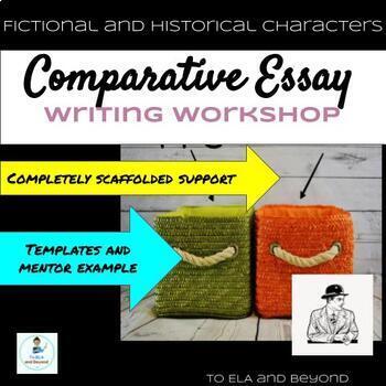 Preview of Gatsby Comparative Essay Writing Workshop Literary historical template ELL