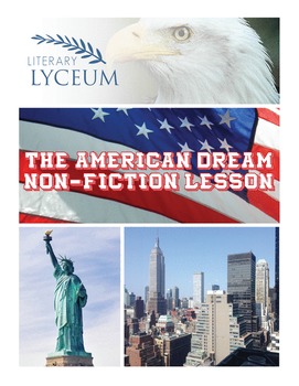 Preview of Gatsby and The American Dream: A Non-Fiction Lesson