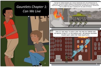 Preview of Gauntlets Graphic Novel and Curriculum with Activities and Discussion Points