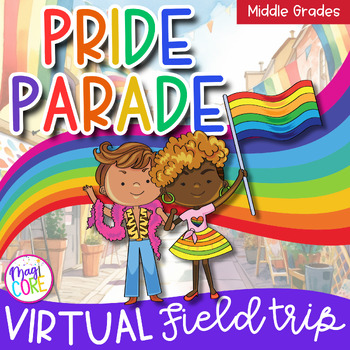 Preview of Gay Pride Month Virtual Field Trip to LGBTQ History - Google Slides & Seesaw