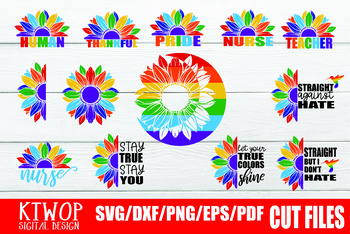 Hearts Be Careful Who You Hate SVG - Gay Pride Ally LGBTQ Month SVG PNG EPS  DXF