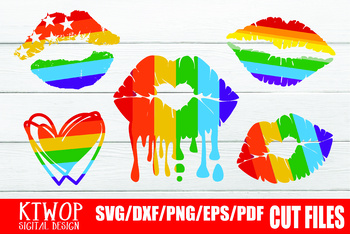 Download Gay Pride Svg Lgbt Svg Heart Rainbow Svg Heart Svg By Sinwat Intararak