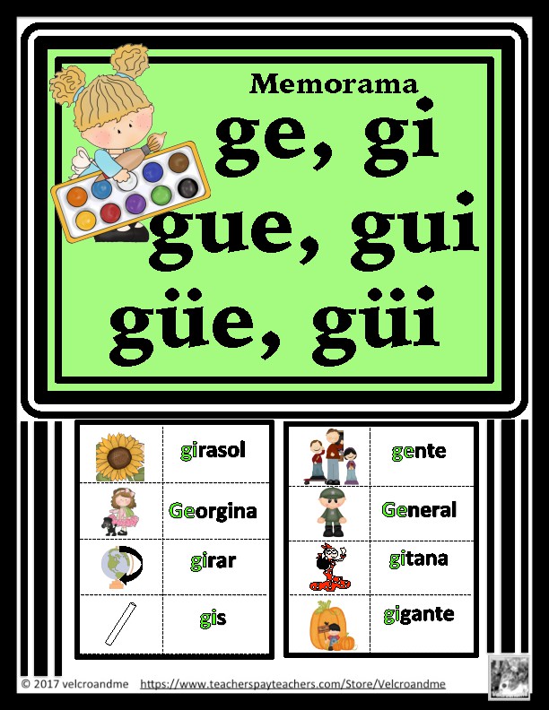 Resultado De Imagen Para Palabras Con Gue Y Gui Para Colorear Teaching ...