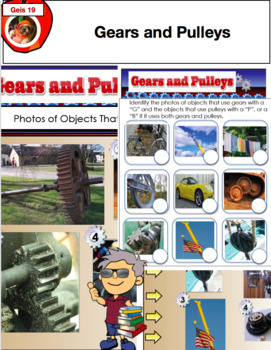 Preview of Gears and Pulleys Bundle - PDF, Powerpoint, Booklet,  Science Education