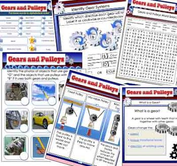 Preview of Gears and Pulleys ( Science Education ) PDF File 52 Pages