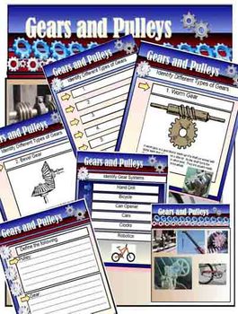 Preview of Gears and Pulleys Smartboard File 33 pages