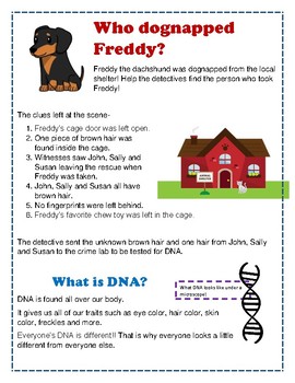 Preview of Gel electrophoresis and DNA fingerprint handout