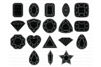 Download Gems SVG, Diamond SVG, Precious Stone SVG files. Gemstones ...