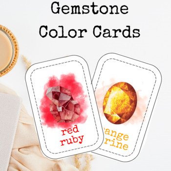 Preview of Gemstone Color Cards