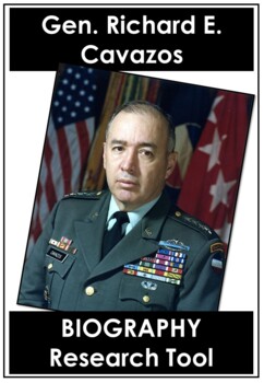 Preview of Gen. Richard E. Cavazos - Research Tool - Speeches, Essays, Discussions