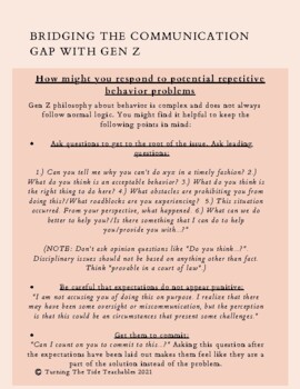 Preview of Gen Z Communication Guide