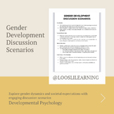 Gender Development Discussion Scenarios