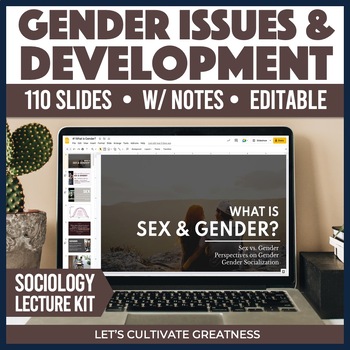 Preview of Gender PPT Slides Lecture - Development Issues Socialization Sociology