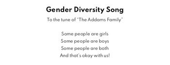 Preview of Gender Diversity Song