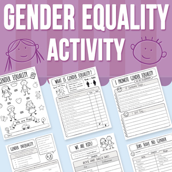 Gender Equality Activity (Distance Learning) by Class Plus | TpT