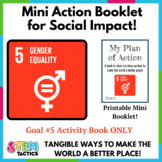 Gender Equality (SDG 5) Take Action Mini Foldable Booklet