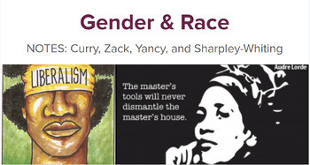 Preview of Gender + Race (PPT)