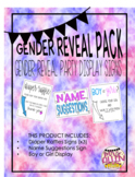 Gender Reveal Party Pack