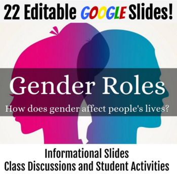 Preview of Gender Roles - Slides, Discussion, Activity!