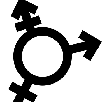 Gender Symbols Simple Line Art Transgender Clip Art Set for Commercial use