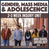 Sociology Gender Unit - Mass Media in Adolescence Activities